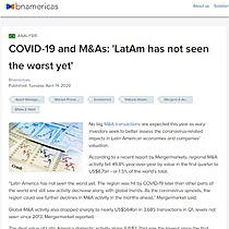 COVID-19 and M&As: 'LatAm has not seen the worst yet'